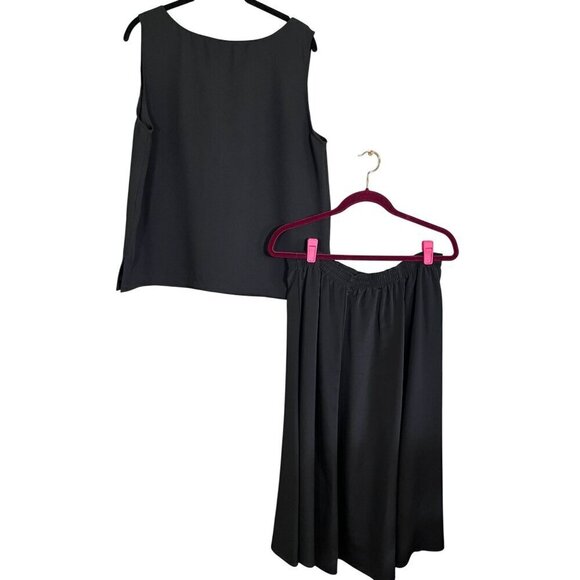 Maggie Sweet Dresses & Skirts - Maggie Sweet Chic Urban Maxi Skirt Set M Black Neutral Preppy Old Money Resort